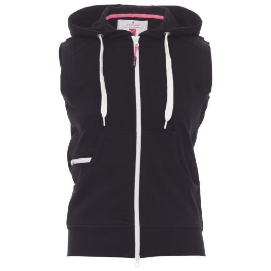 BEZRĘKAWNIK ROZPINANY BOXER+LADY - CZARNY