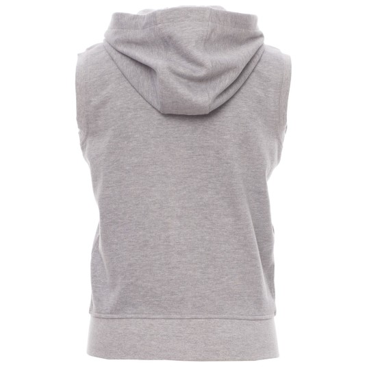 BEZRĘKAWNIK ROZPINANY BOXER+ LADY MELANGE - SZARY MELANŻ