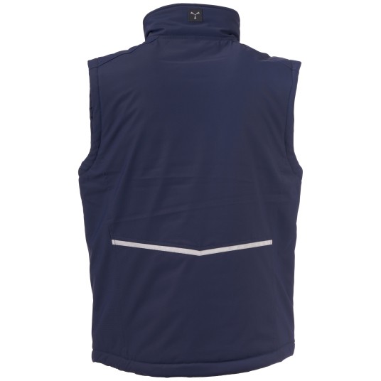 BEZRĘKAWNIK SOFTSHELL CREEK VEST LITE PAD - GRANATOWY-CZARNY