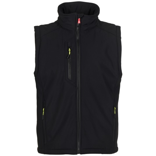 BEZRĘKAWNIK SOFTSHELL CREEK VEST PAD - CZARNY-CZARNY