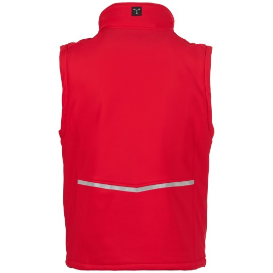 BEZRĘKAWNIK SOFTSHELL CREEK VEST PAD - CZERWONY-CZARNY