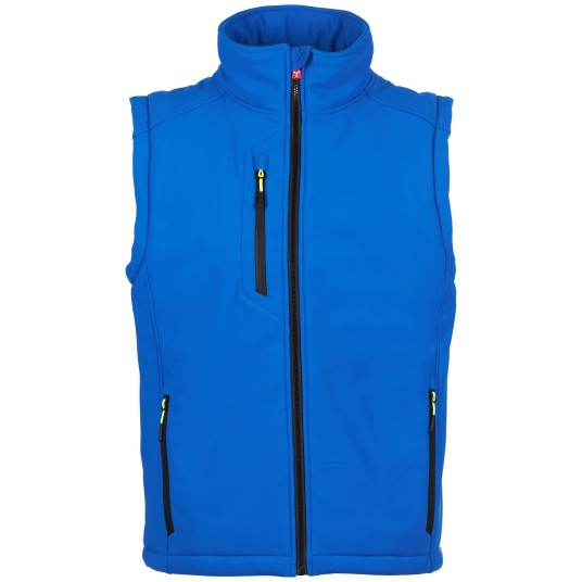 BEZRĘKAWNIK SOFTSHELL CREEK VEST PAD - KRÓLEWSKI NIEBIESKI-GRANATOWY