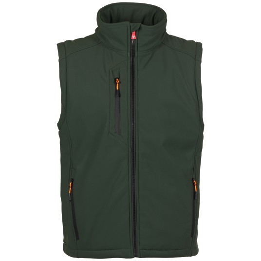 BEZRĘKAWNIK SOFTSHELL CREEK VEST PAD - LEŚNA ZIELEŃ-CZARNY