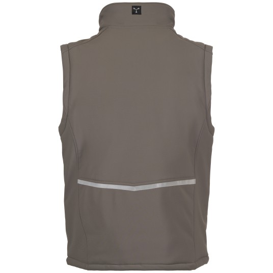 BEZRĘKAWNIK SOFTSHELL CREEK VEST PAD - ZADYMIONY-CZARNY
