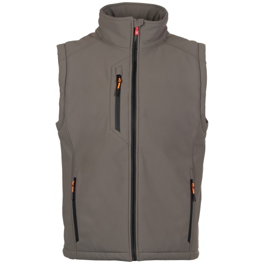 BEZRĘKAWNIK SOFTSHELL CREEK VEST PAD - ZADYMIONY-CZARNY