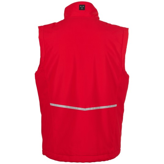 BEZRĘKAWNIK SOFTSHELL CREEK VEST ULTRALITE PAD - CZERWONY-CZARNY
