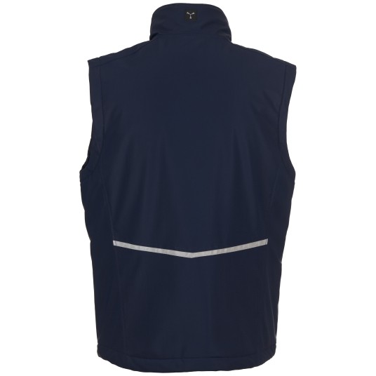 BEZRĘKAWNIK SOFTSHELL CREEK VEST ULTRALITE PAD - GRANATOWY-CZARNY