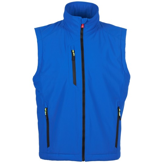 BEZRĘKAWNIK SOFTSHELL CREEK VEST ULTRALITE PAD - KRÓLEWSKI NIEBIESKI-GRANATOWY