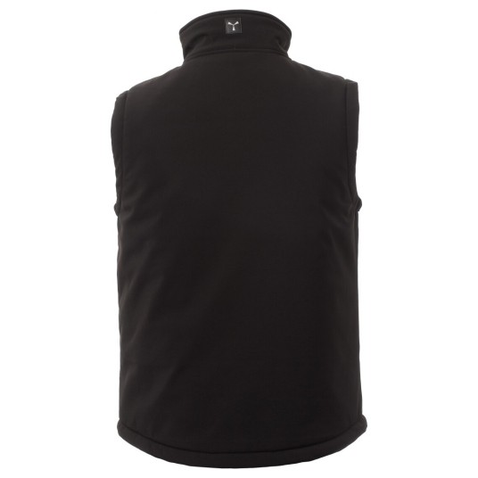 BEZRĘKAWNIK SOFTSHELL GALE VEST PAD - CZARNY-CZARNY