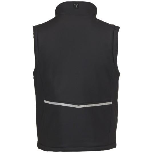 BEZRĘKAWNIK SOFTSHELL STREAM VEST PAD - ANTRACYTOWY-CZARNY