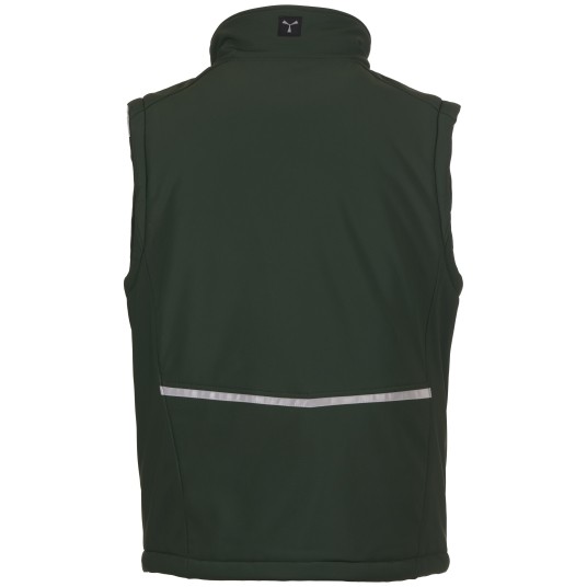 BEZRĘKAWNIK SOFTSHELL STREAM VEST PAD - LEŚNA ZIELEŃ-CZARNY