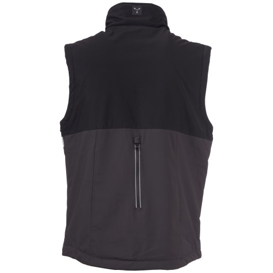 BEZRĘKAWNIK SOFTSHELL WISE VEST LITE PAD - ANTRACYTOWY-CZARNY