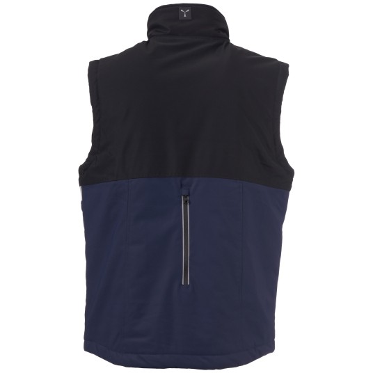 BEZRĘKAWNIK SOFTSHELL WISE VEST LITE PAD - GRANATOWY-CZARNY