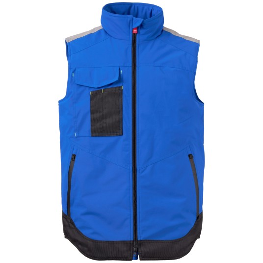 BEZRĘKAWNIK SOFTSHELL WONDER VEST LITE PAD - KRÓLEWSKI NIEBIESKI-GRANATOWY