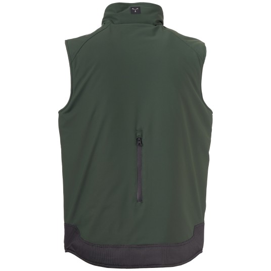 BEZRĘKAWNIK SOFTSHELL WONDER VEST LITE PAD - LEŚNA ZIELEŃ-CZARNY
