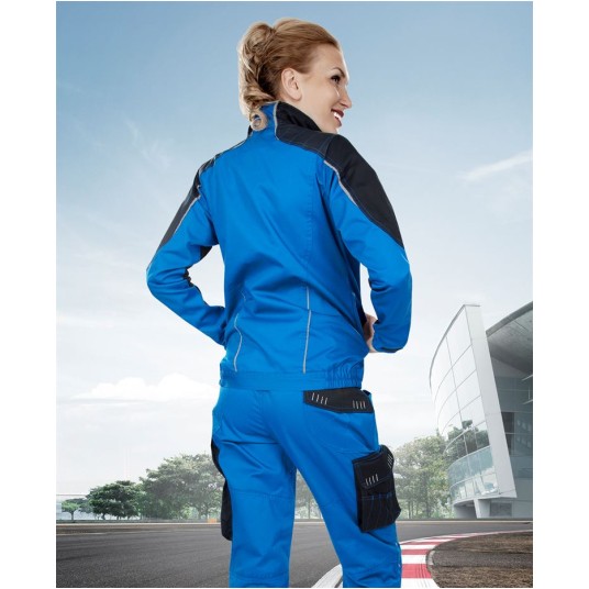 BLUZA 4TECH 01 DAMSKA - NIEBIESKO-CZARNY - 164-172CM