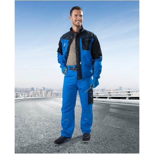 BLUZA 4TECH 01 - NIEBIESKO-CZARNY - 176-182CM