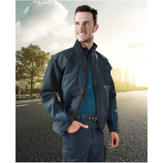 BLUZA 4TECH 01 - SZARO-CZARNY - 176-182CM