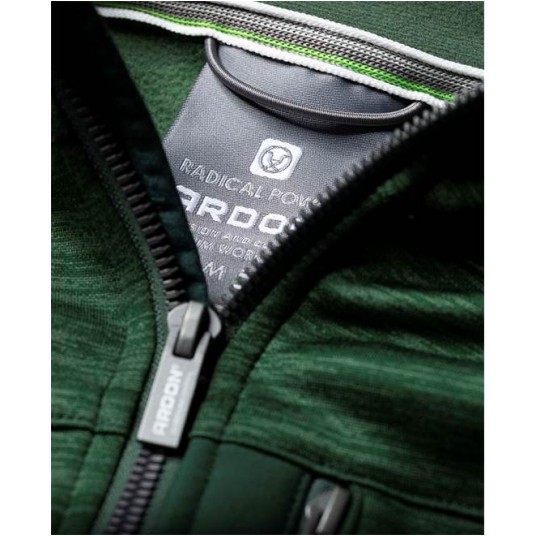 BLUZA ARDON®3DBREATHE MELANGE - ZIELONY