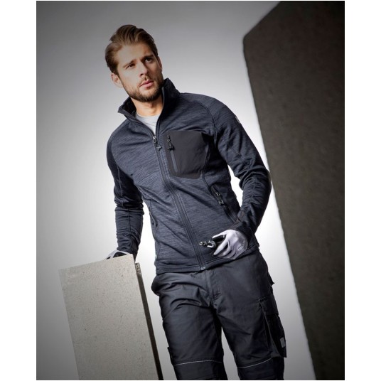 BLUZA BREEFFIDRY MELANGE - CIEMNOSZARY