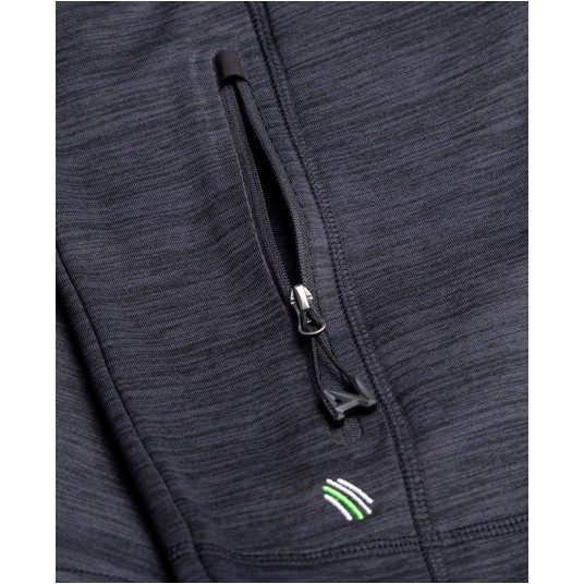 BLUZA BREEFFIDRY MELANGE - CIEMNOSZARY