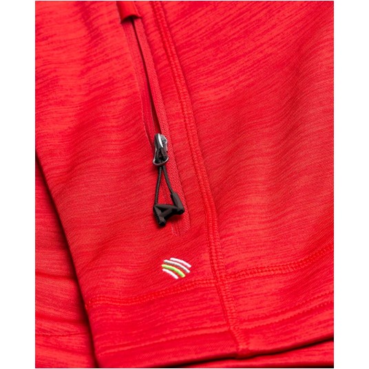 BLUZA BREEFFIDRY MELANGE - CZERWONY