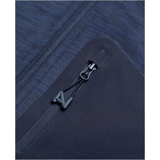 BLUZA BREEFFIDRY MELANGE - GRANATOWY