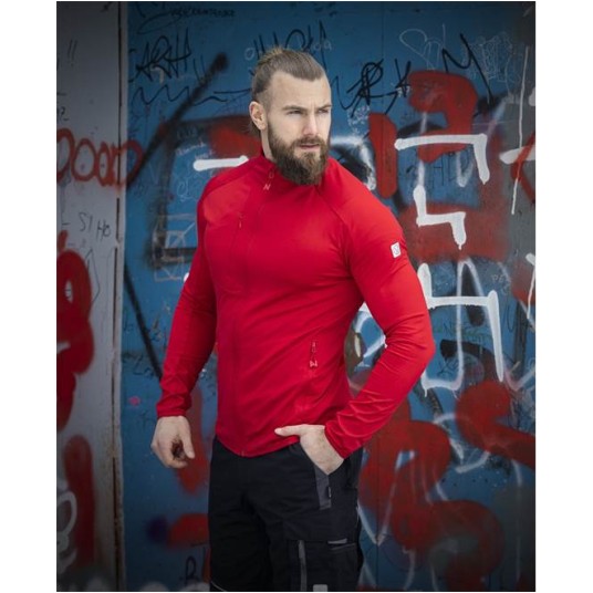 BLUZA BREEFFIDRY TROYER ARDON - CZERWONY