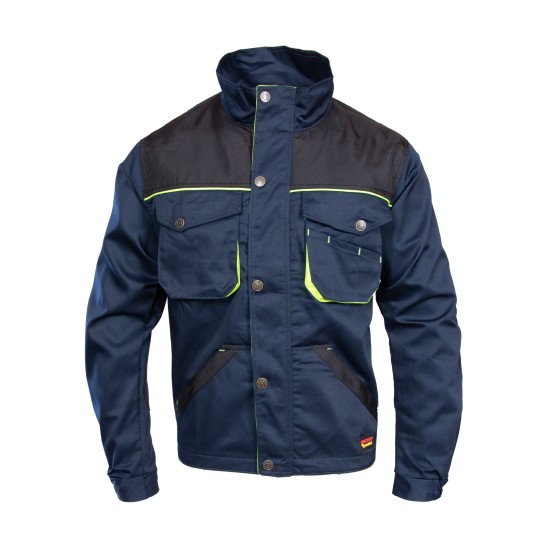 BLUZA BRIXTON PRACTICAL - GRANATOWY-ŻÓŁTY