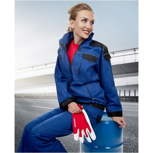 BLUZA COOL TREND DAMSKA - NIEBIESKO-CZARNY