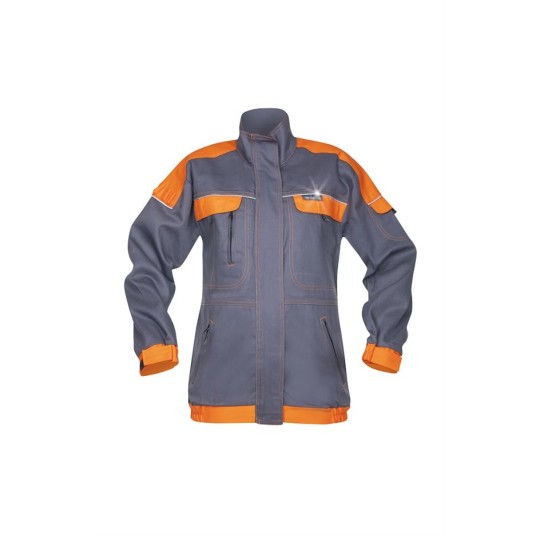 BLUZA COOL TREND DAMSKA - SZARO-POMARAŃCZOWY