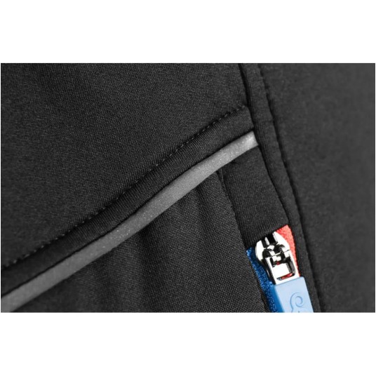 BLUZA CXS LEONIS - CZARNY Z NIEBIESKO-CZERWONYMI DODATKAMI HV