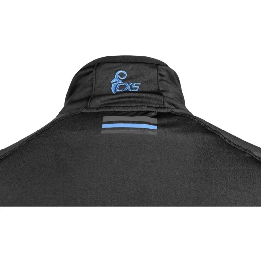 BLUZA CXS LEONIS - CZARNY Z NIEBIESKO-CZERWONYMI DODATKAMI HV