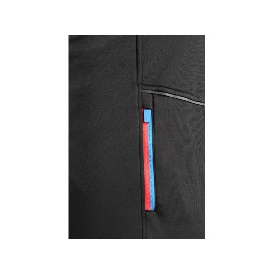 BLUZA CXS LEONIS - CZARNY Z NIEBIESKO-CZERWONYMI DODATKAMI HV