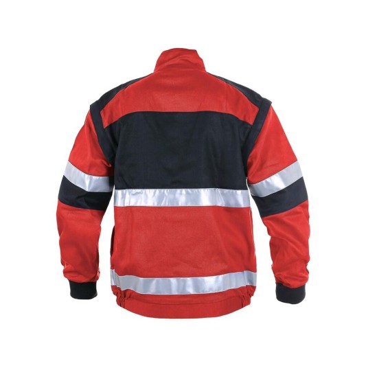 BLUZA CXS LUXY BRIGHT MĘSKA - CZERWONO-CZARNY