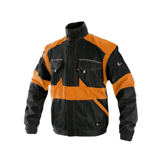 BLUZA CXS LUXY EDA MĘSKA - CZARNO-POMARAŃCZOWY