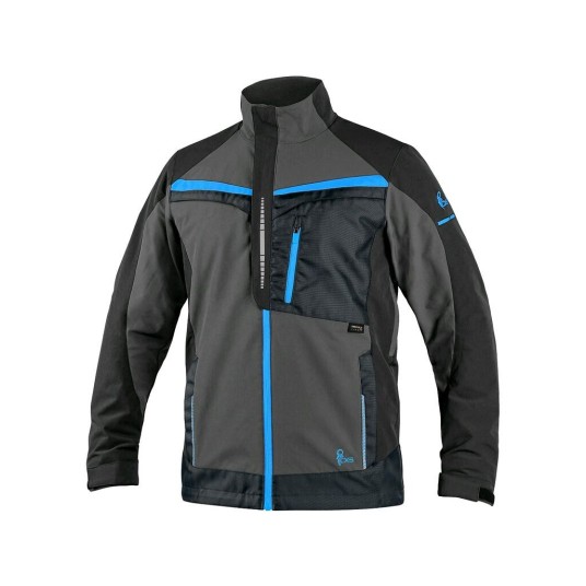 BLUZA CXS NAOS MĘSKA HV NIEBIESKIE ELEM.