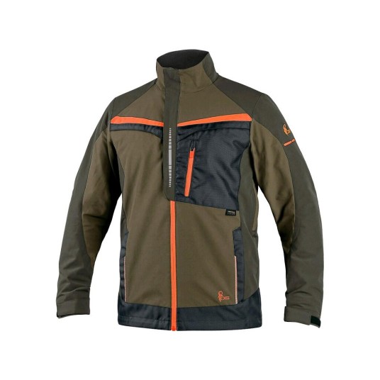 BLUZA CXS NAOS MĘSKA HV POMARAŃCZ. ELEM.