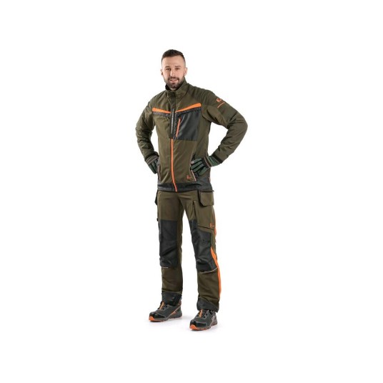 BLUZA CXS NAOS MĘSKA HV POMARAŃCZ. ELEM.