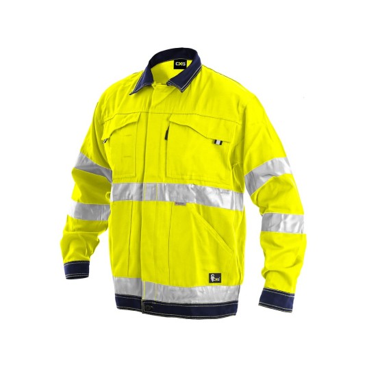 BLUZA CXS NORWICH MĘSKA OSTRZEGAWCZA - ŻÓŁTO-NIEBIESKI