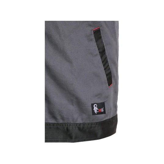 BLUZA CXS PHOENIX PERSEUS MĘSKA - SZARO-CZERWONY