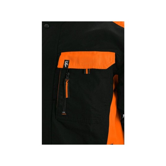 BLUZA CXS SIRIUS BRIGHTON MĘSKA - CZARNO-POMARAŃCZOWY