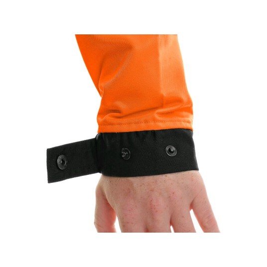 BLUZA CXS SIRIUS BRIGHTON MĘSKA - CZARNO-POMARAŃCZOWY