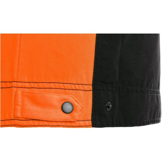 BLUZA CXS SIRIUS BRIGHTON MĘSKA - CZARNO-POMARAŃCZOWY