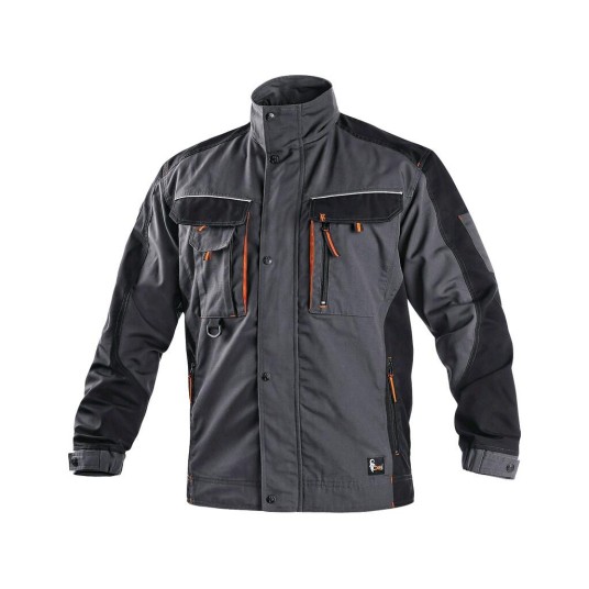 BLUZA CXS SIRIUS LUCIUS MĘSKA - SZARO-POMARAŃCZOWY