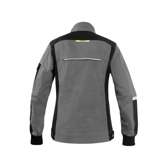 BLUZA CXS STRETCH DAMSKA - SZARO-CZARNY