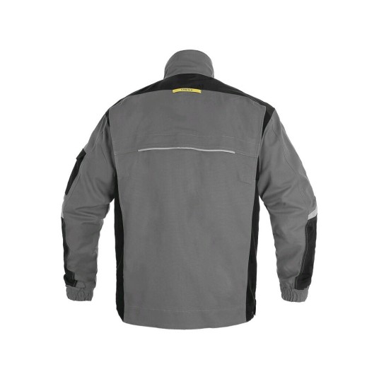 BLUZA CXS STRETCH MĘSKA 170-176CM - SZARO-CZARNY