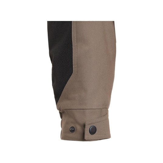 BLUZA CXS STRETCH MĘSKA - BEŻOWO-CZARNY