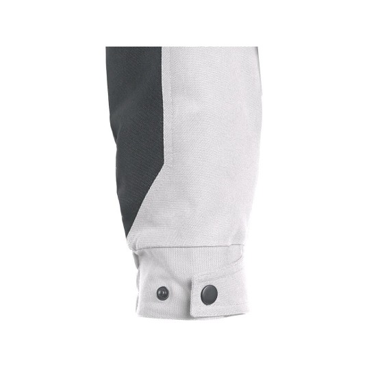 BLUZA CXS STRETCH MĘSKA - BIAŁO-SZARY