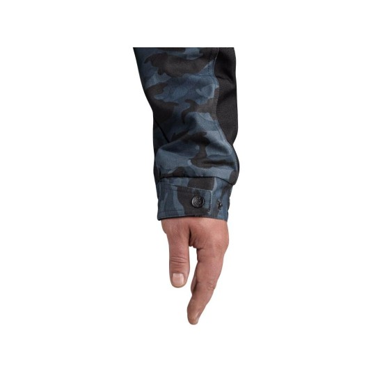 BLUZA CXS STRETCH MĘSKA - MORO NIEBIESKI